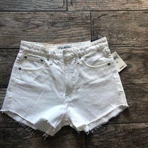 White lucky brand cut off shorts
